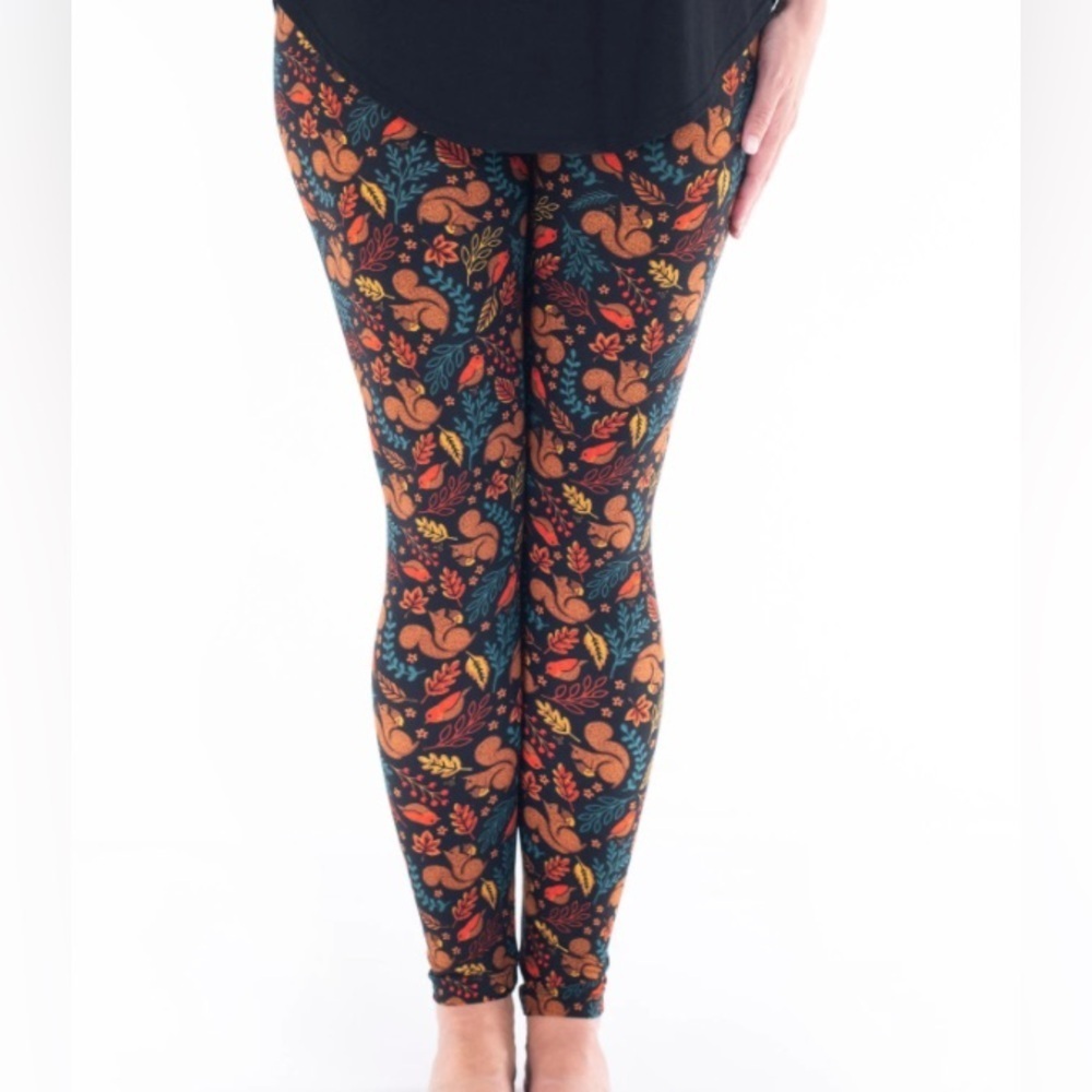 Sweetlegs  Nutty by Nature Girls 10-12 Fall Leggings